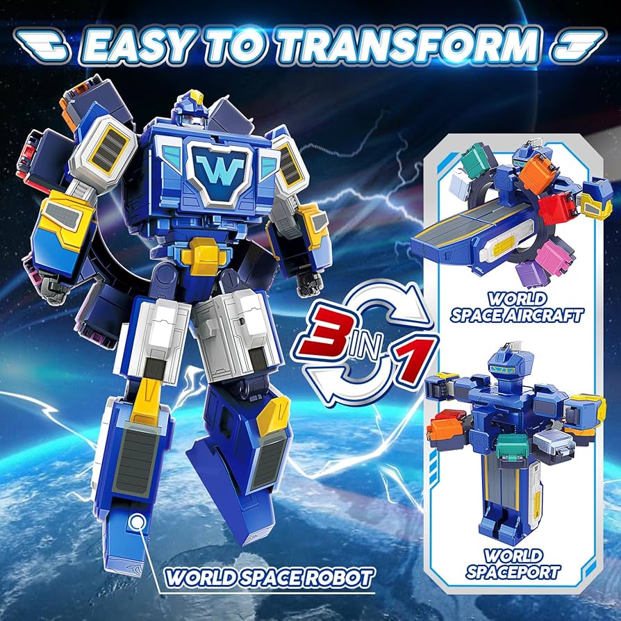 Super Wings Transforming World Spaceport, Figures - Amazon Canada