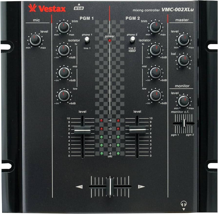 Amazon | Vestax DJミキサー VMC-002XLu TUB オーディオ