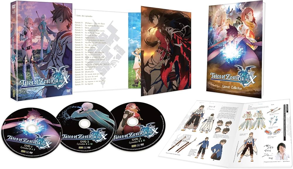 Amazon.com: Tales Of Zestria The X - Intégrale S1+S2 - 5 DVD +