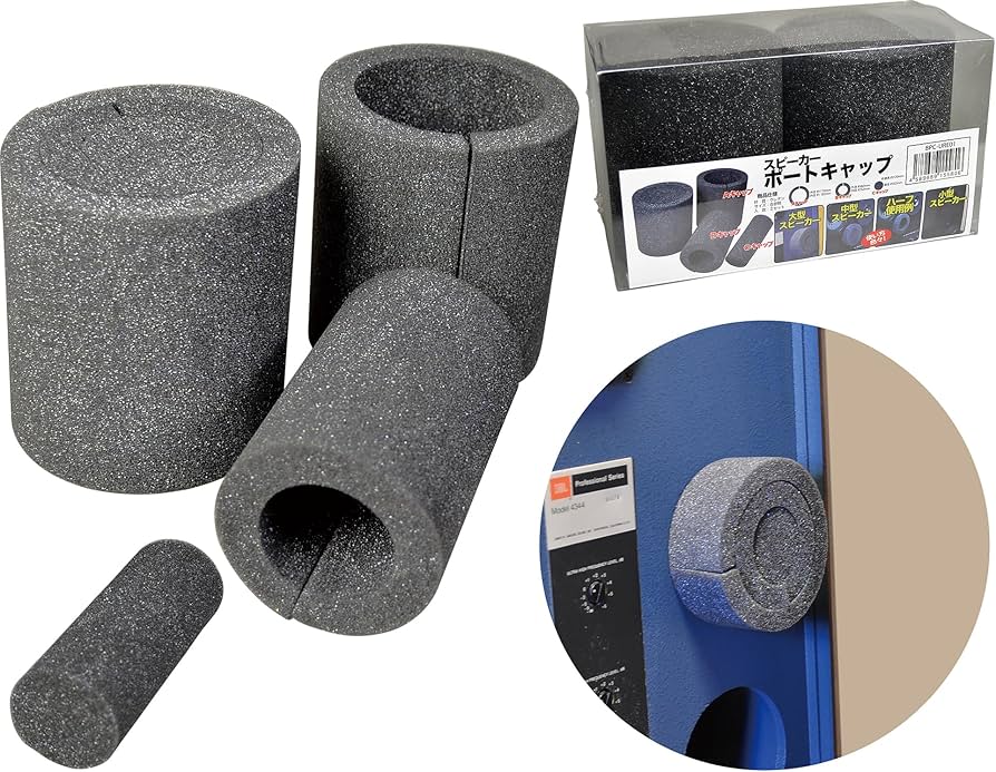 Amazon | 【エムティ】バスレフポートキャップ ウレタン製 82x120mm 1