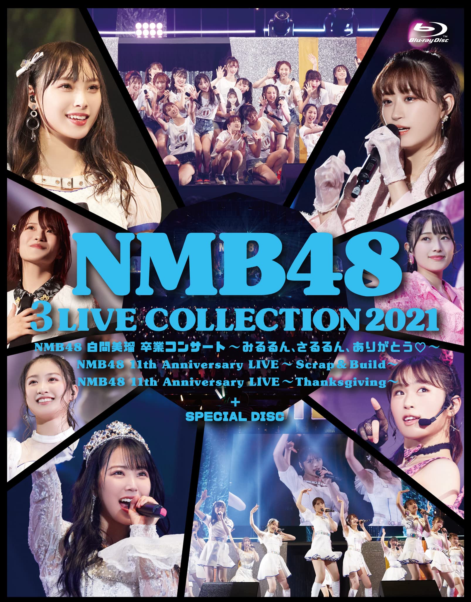 Amazon.co.jp: NMB48 3 LIVE COLLECTION 2021 (6枚組)(特典:なし)[Blu
