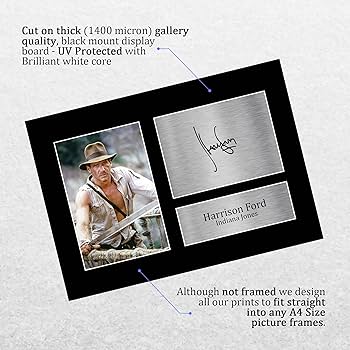 Amazon.co.jp: HWC Trading A4 ハリソン・フォード・インディ