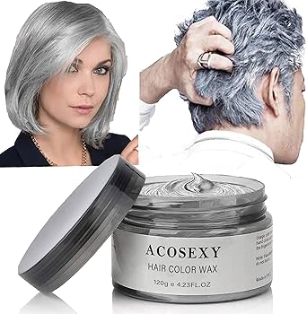 Amazon.com : Acosexy Grey Hair DyeTemporary Hair Wax,4.23oz