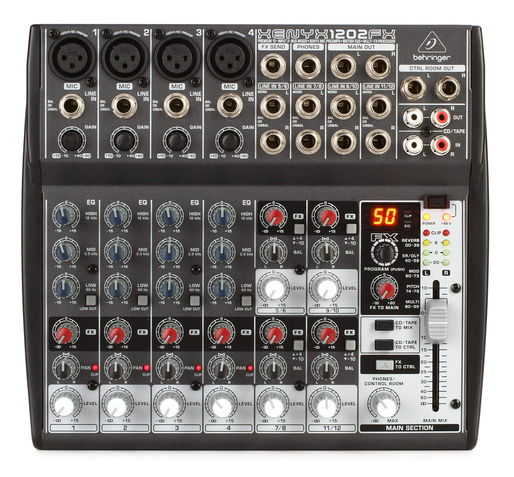 Amazon.co.jp: Behringer Xenyx 1202 FX Mixer : Musical Instruments