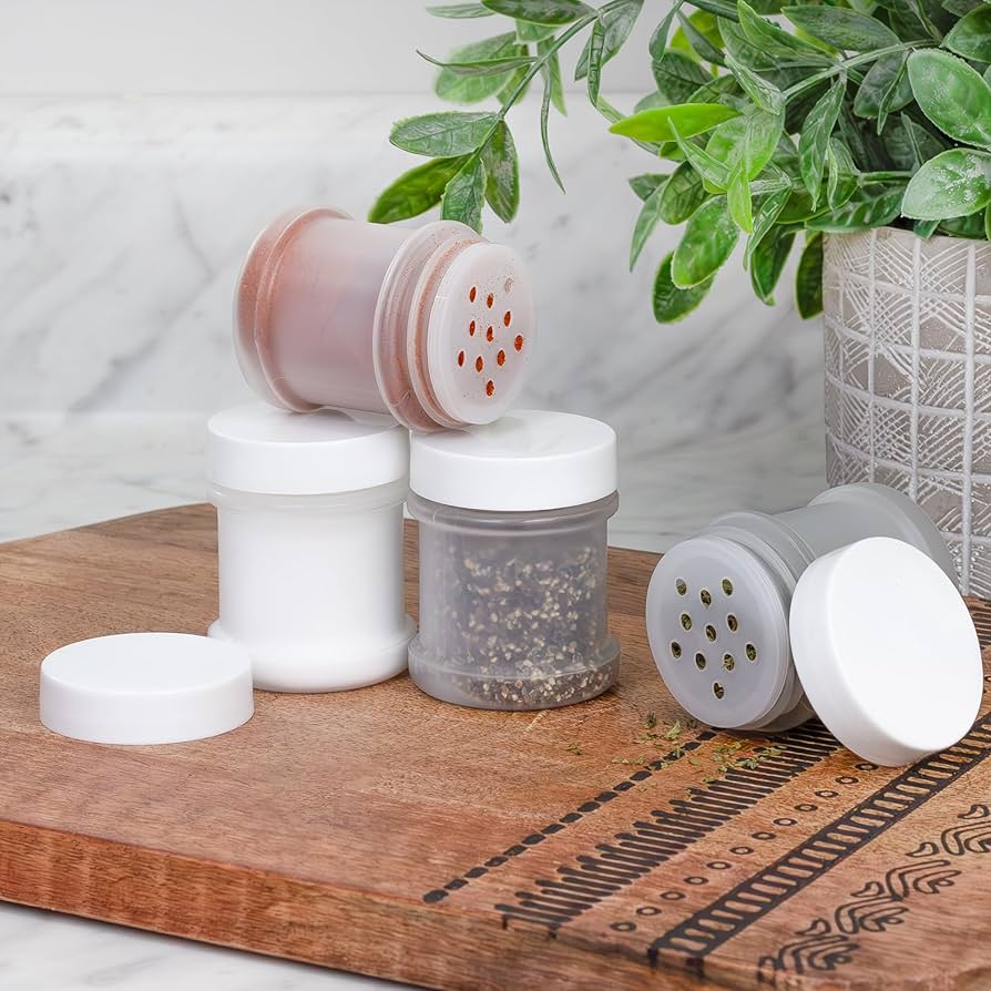 Amazon.com: Cornucopia Brands Mini Plastic Spice Jars w/Sifters