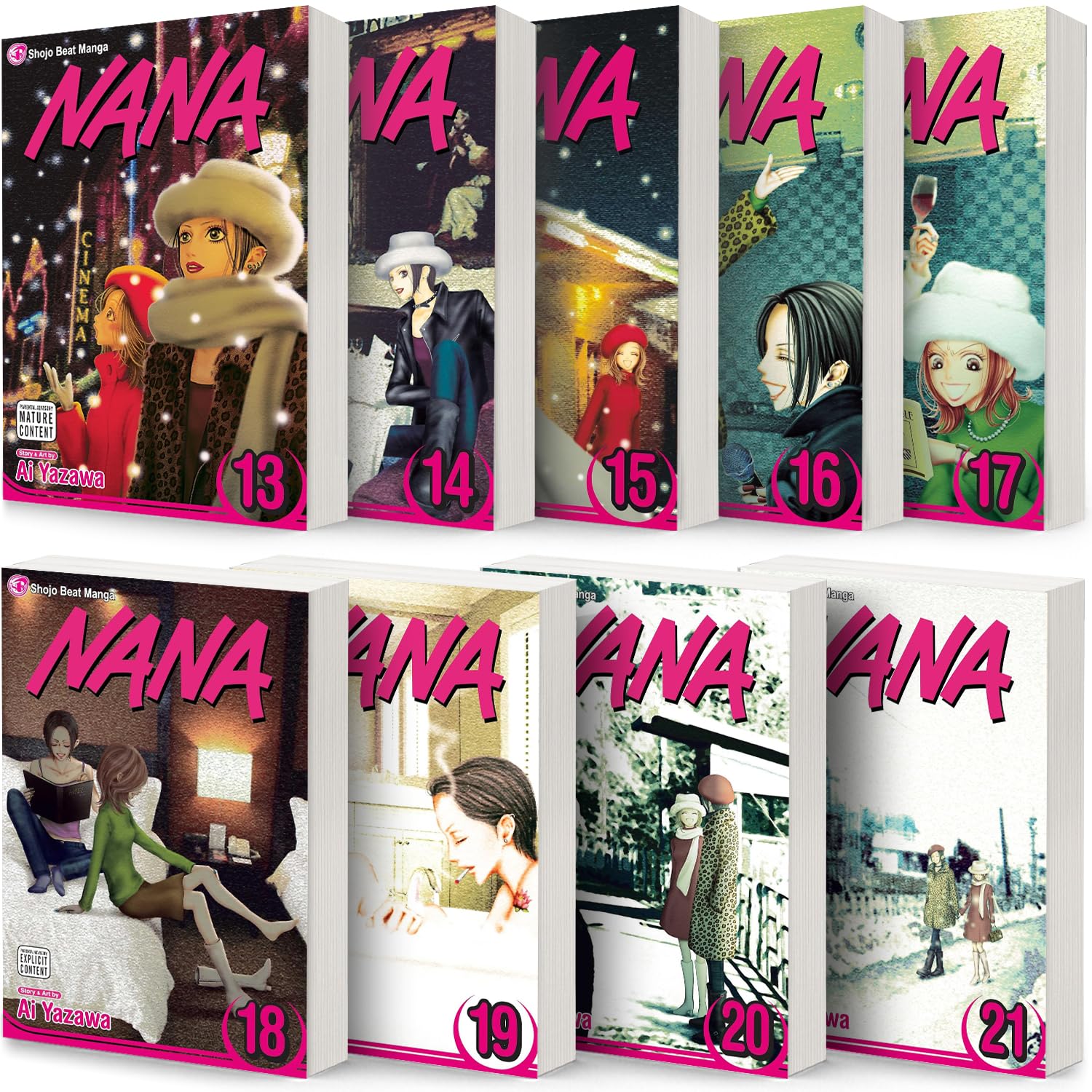 Nana, Vol. 13-21, Collection 9 Books Set, by Ai Yazawa : Ai Yazawa