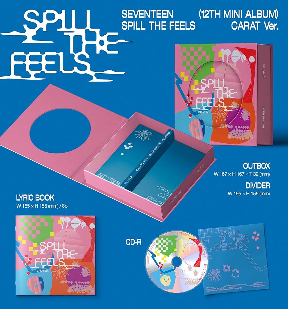 Seventeen - Spill The Feels - Carat Version - incl. Lyric Booklet