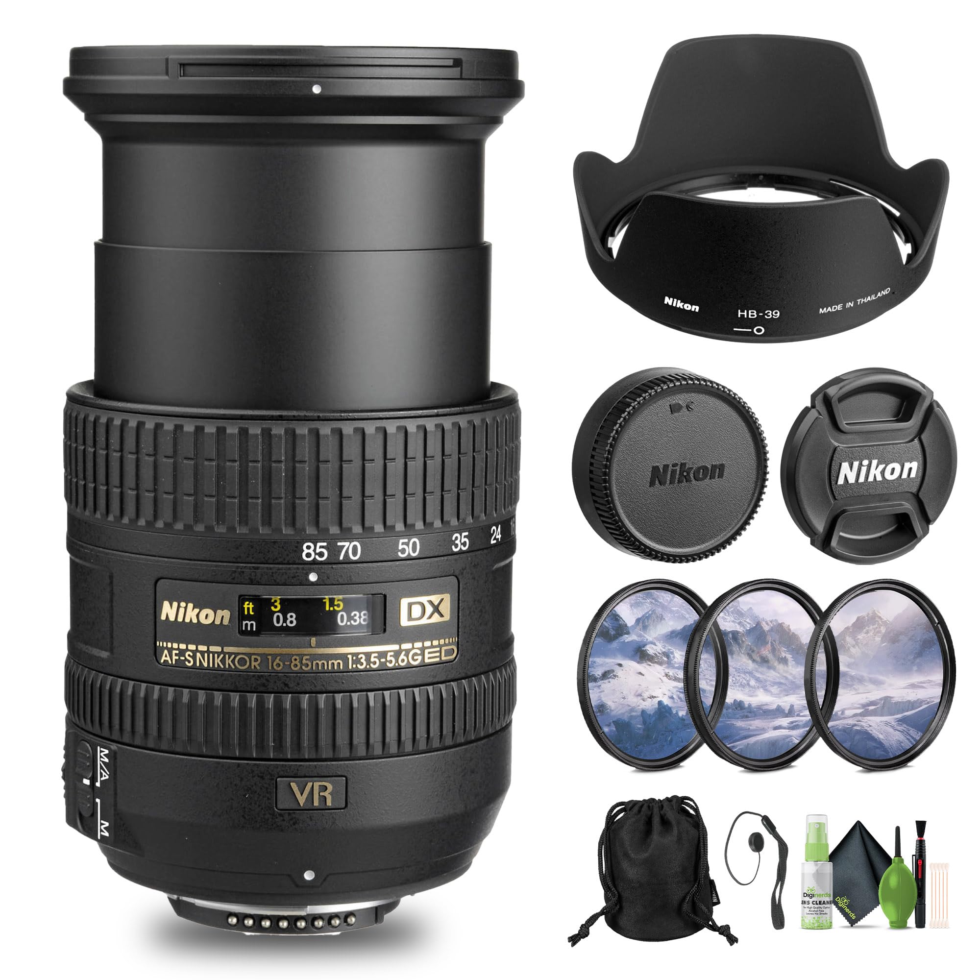 Amazon.com : Nikon AF-S DX NIKKOR 16-85mm f/3.5-5.6G ED VR Lens