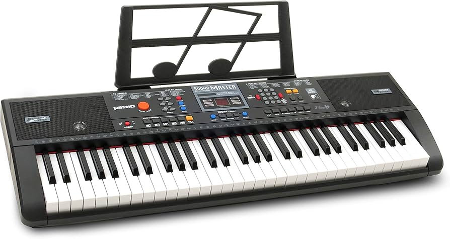 Amazon.com: Plixio 61-Key Digital Electric Piano Keyboard & Sheet