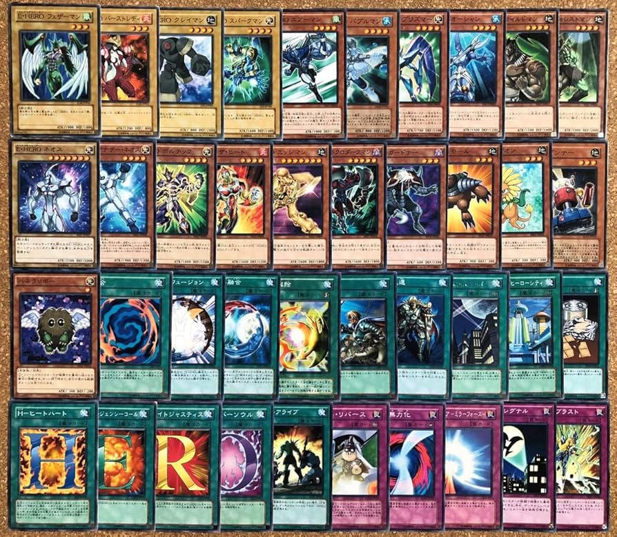 Amazon.co.jp: 遊戯王 構築済み遊城十代ハイランダーE・HEROデッキ