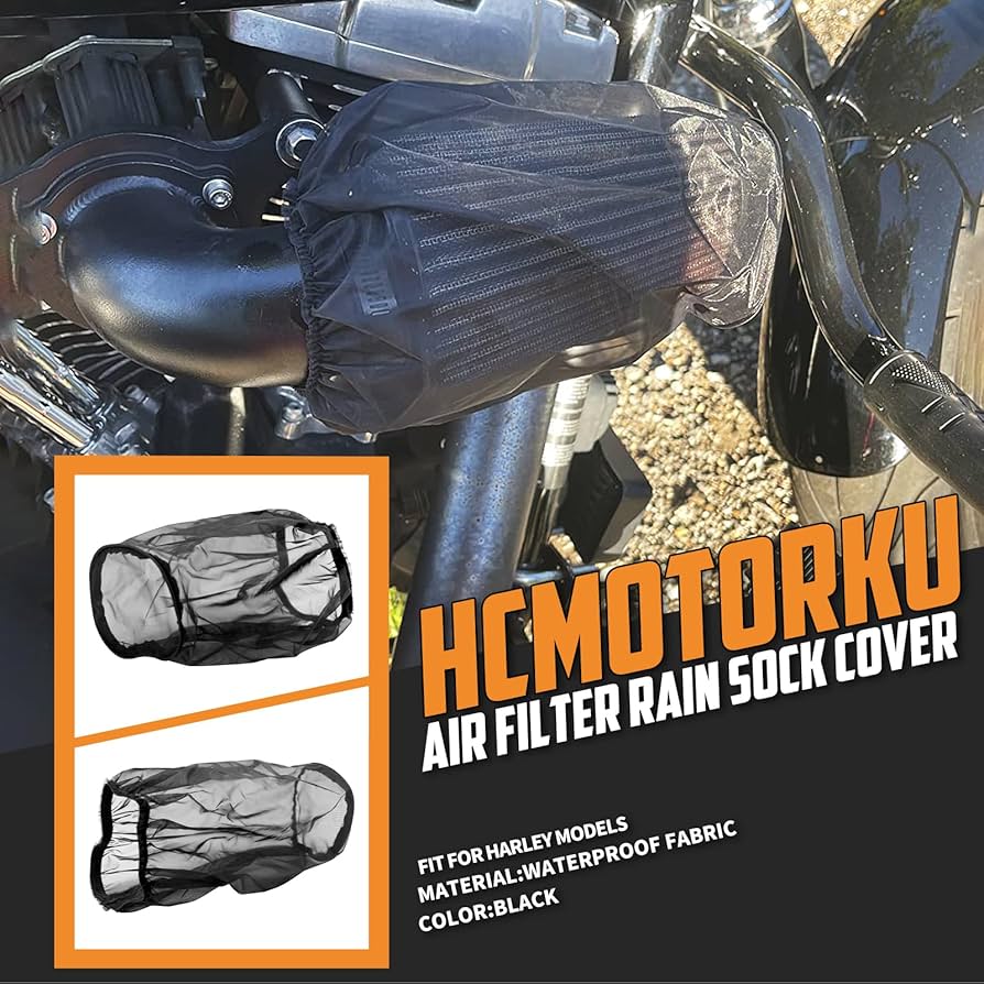 Amazon | HCmotorku バイク レインソックス エアクリーナー ハーレー用
