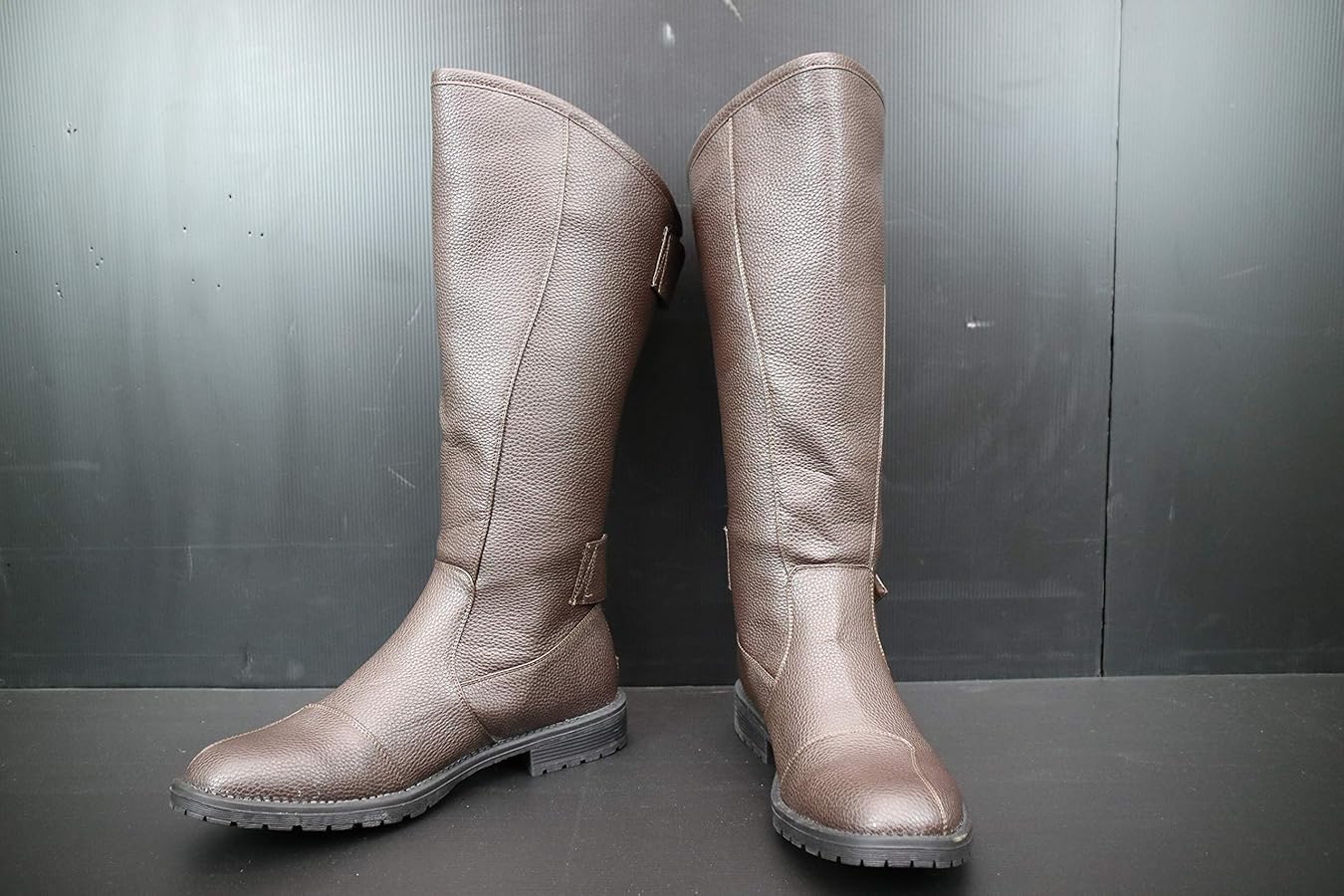 Amazon | [DJ] 斜めカット 特攻ブーツ 茶 26．5cm | DJ | ブーツ