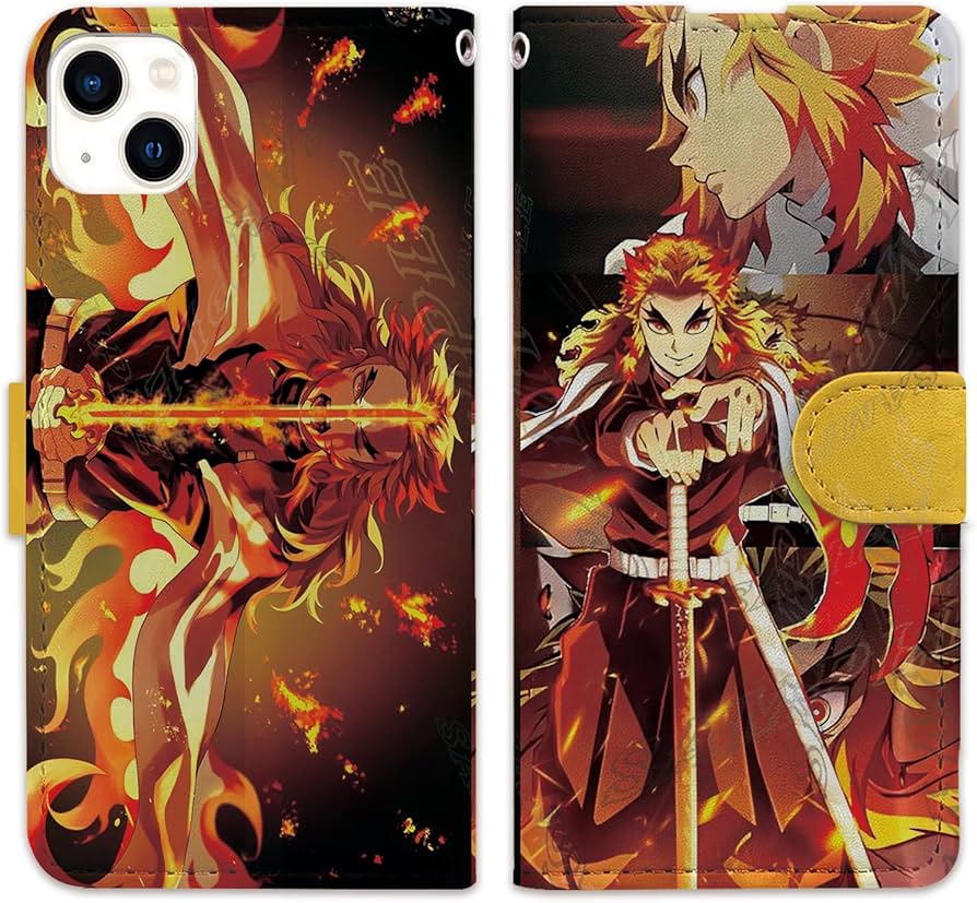 Amazon.co.jp: 鬼滅の刃 スマホケース iphone x/xs ケース 手帳 型