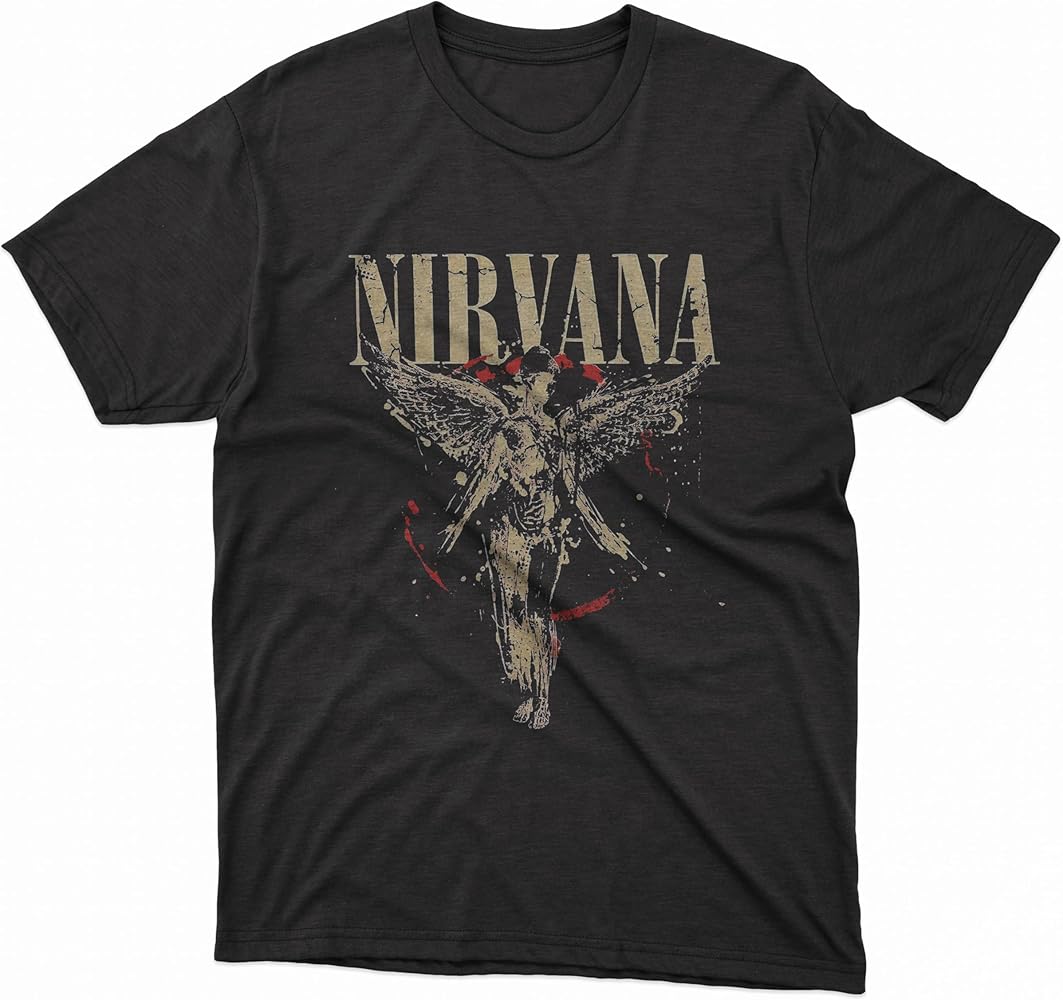 Amazon.com: Grayce Nirvana™ in Utero Angel Splatter T-Shirt - by