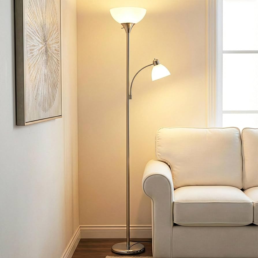 Brightech Sky Dome Plus LED Floor lamp, Torchiere Super Bright