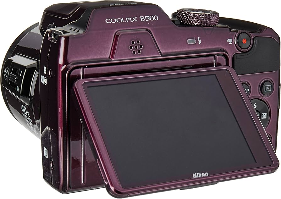 Amazon.com : Nikon B500 16 MP Point & Shoot Digital Camera, Plum