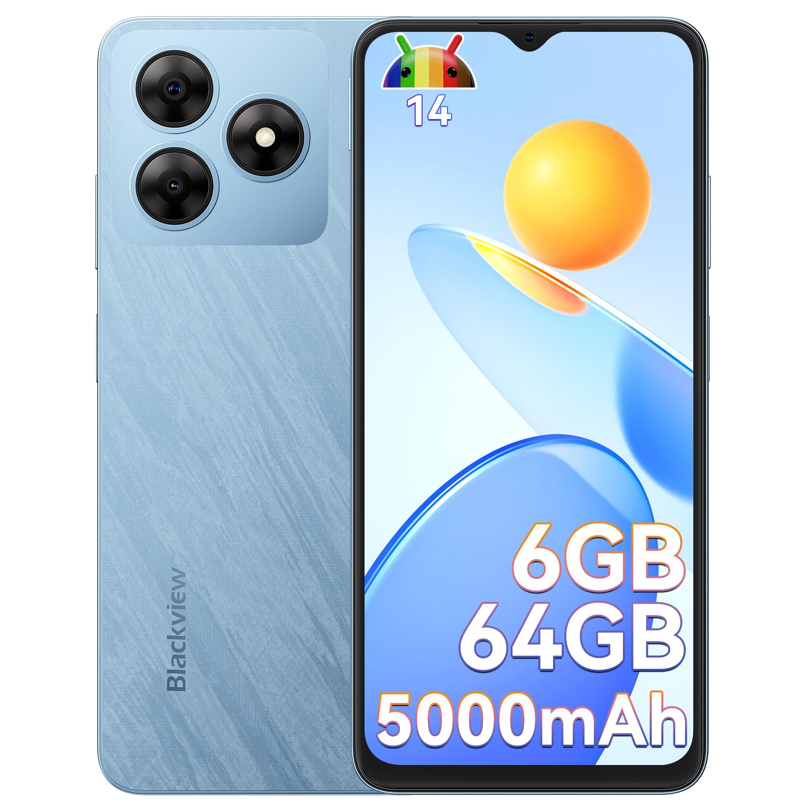 Amazon | [2025 初登場 SIMフリー スマホ] Blackview Wave8C