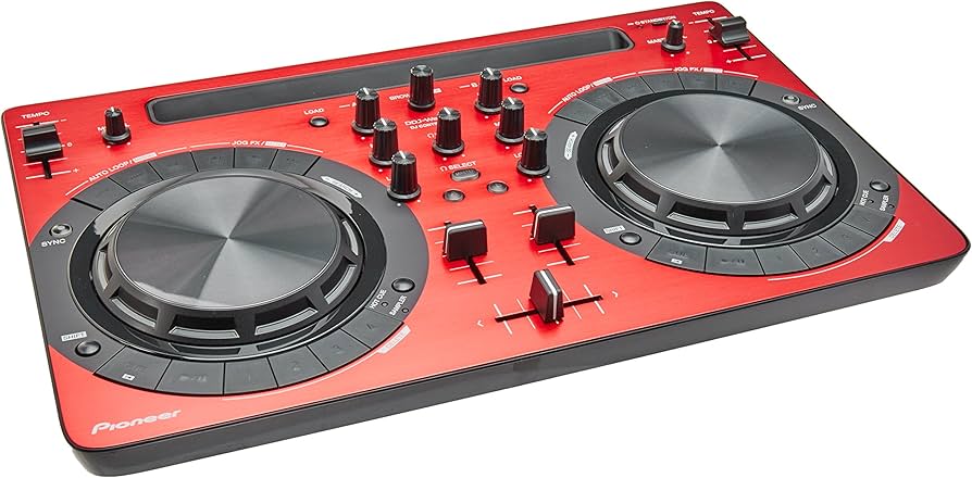 Pioneer DJコントローラー DDJ-WEGO-3 赤 保護カバー付き Pioneer DJ