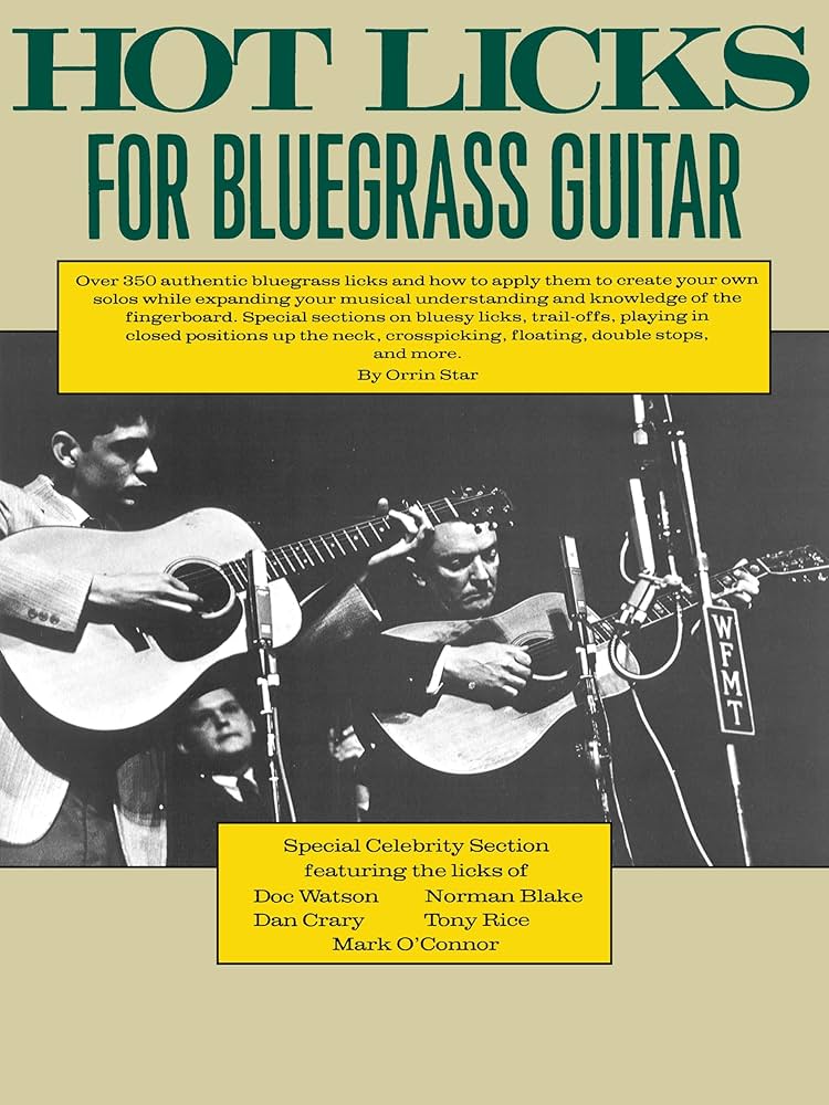 Amazon.com: Hot Licks for Bluegrass Guitar Book - Fingerstyle