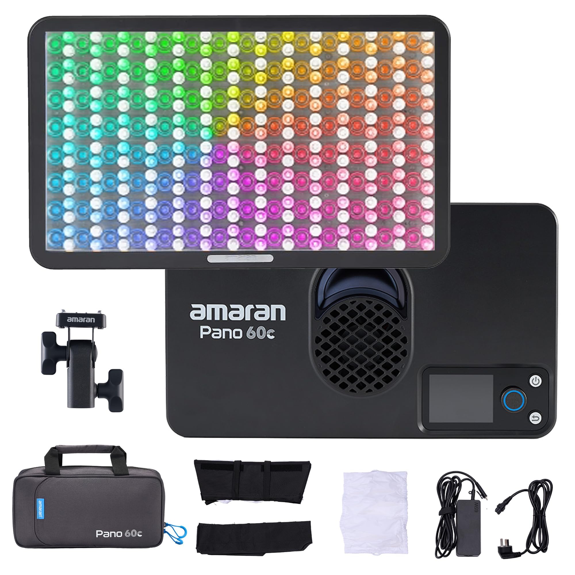 Amazon.com : Amaran Pano 60c Kit Led Video Panel Light 60W RGBWW