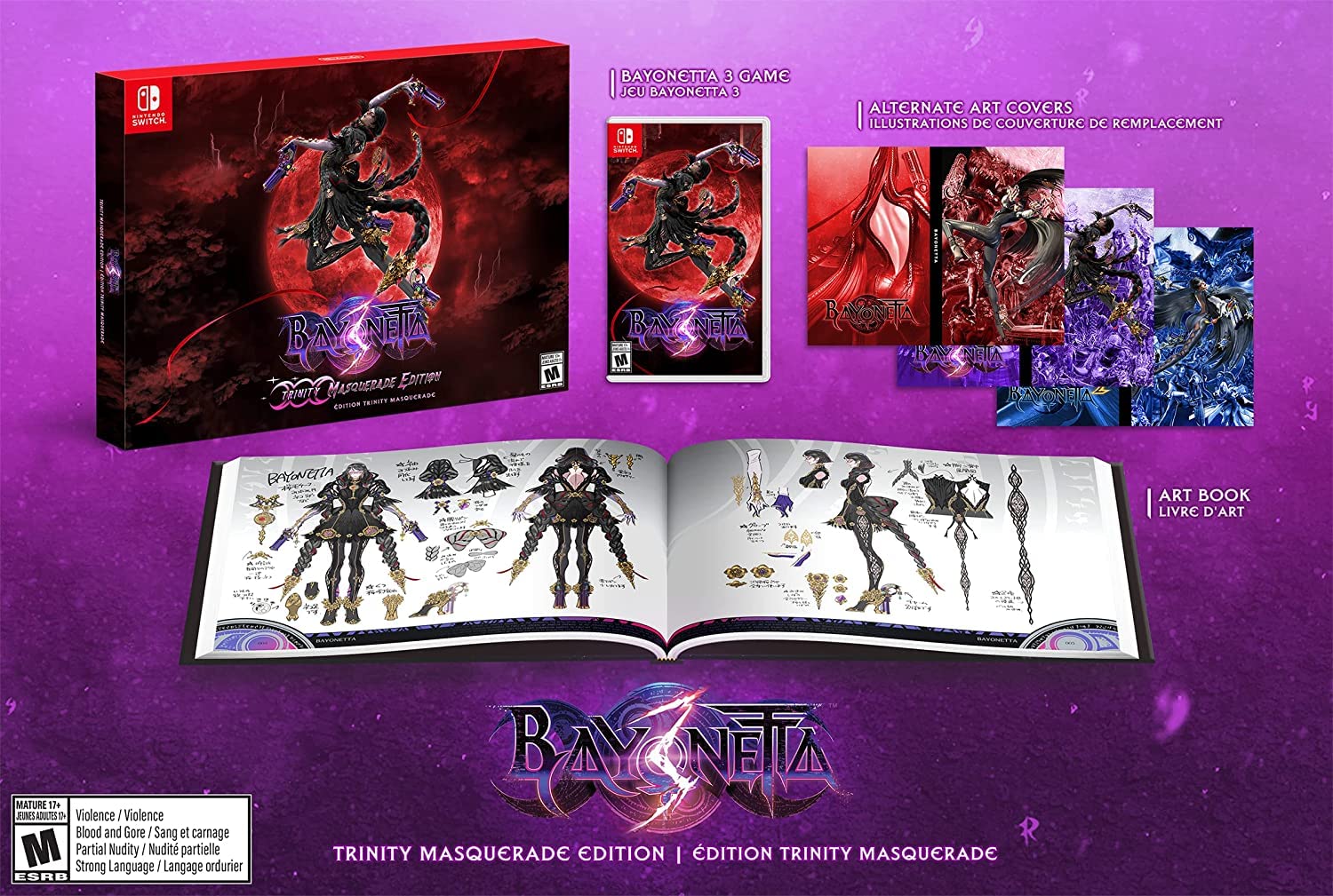Amazon.com: Bayonetta™ 3 Trinity Masquerade Edition : Nintendo
