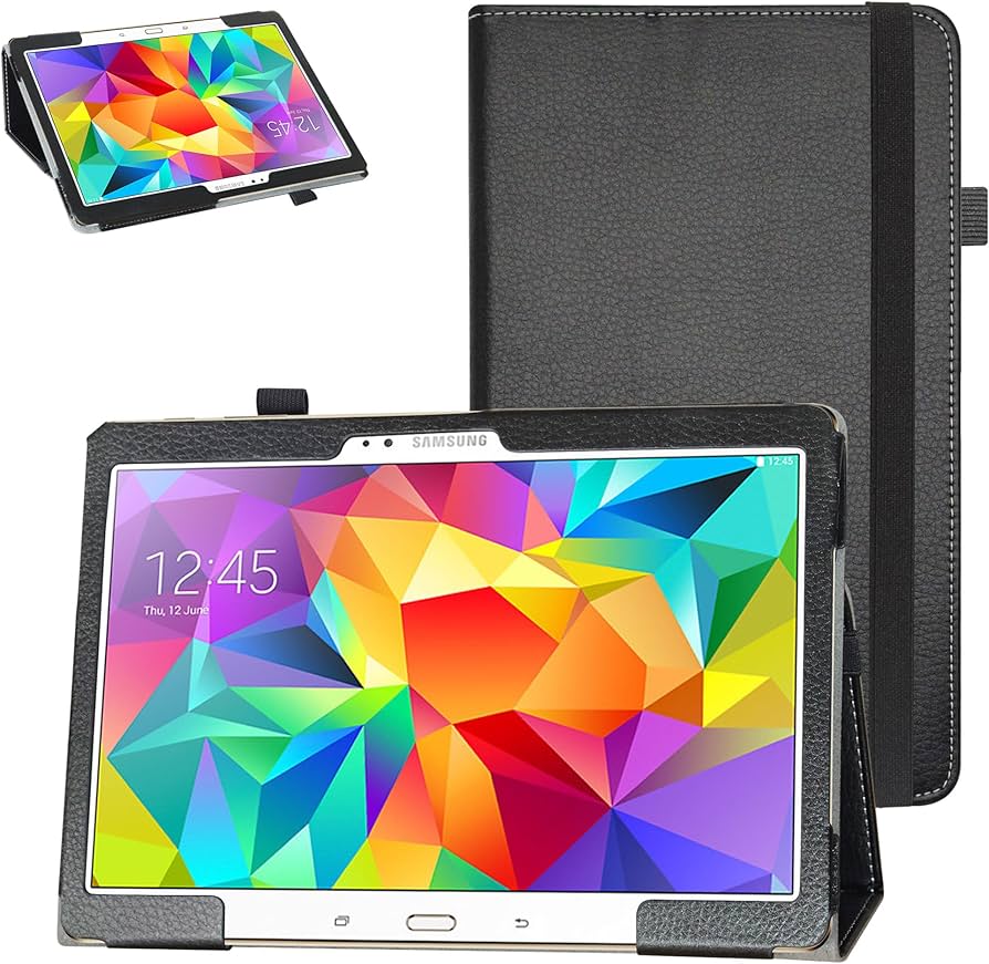Amazon.com: Samsung Tab S 10.5 T800 Case,Bige PU Leather Folio 2