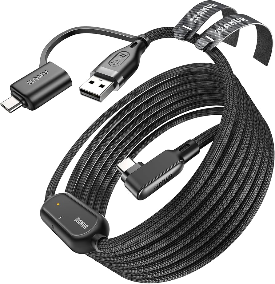 Amazon.com: AMVR Link Cable with Charging 16FT Compatible with