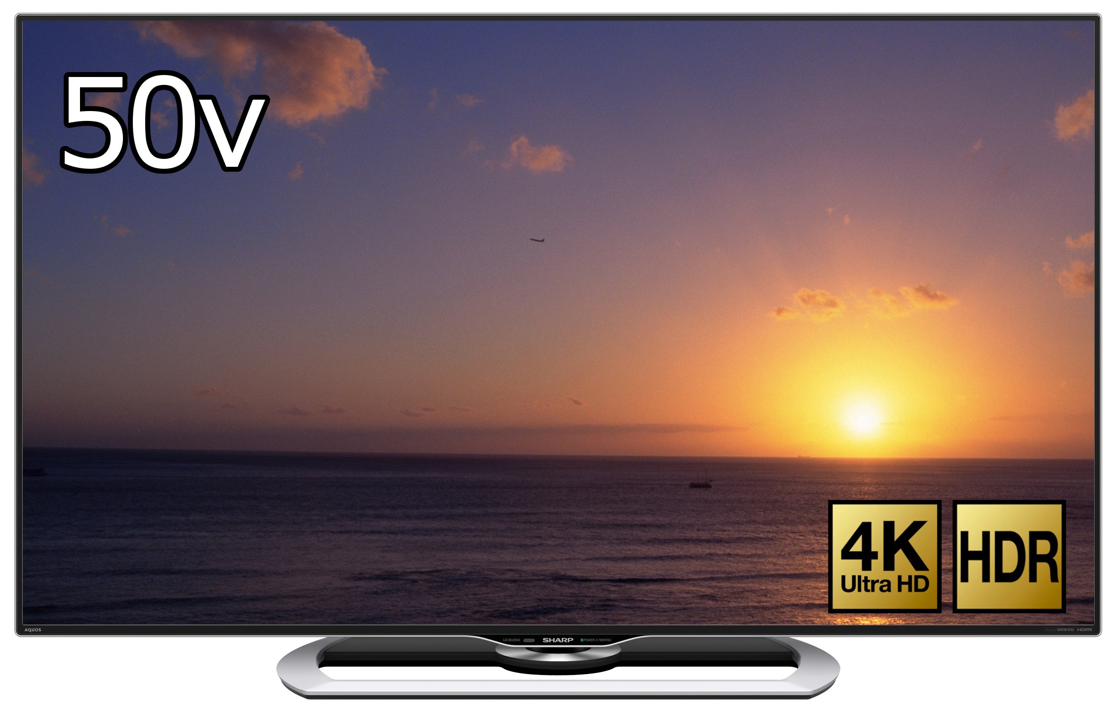 Amazon.co.jp: シャープ 50V型 液晶 テレビ AQUOS LC-50US40 4K HDR