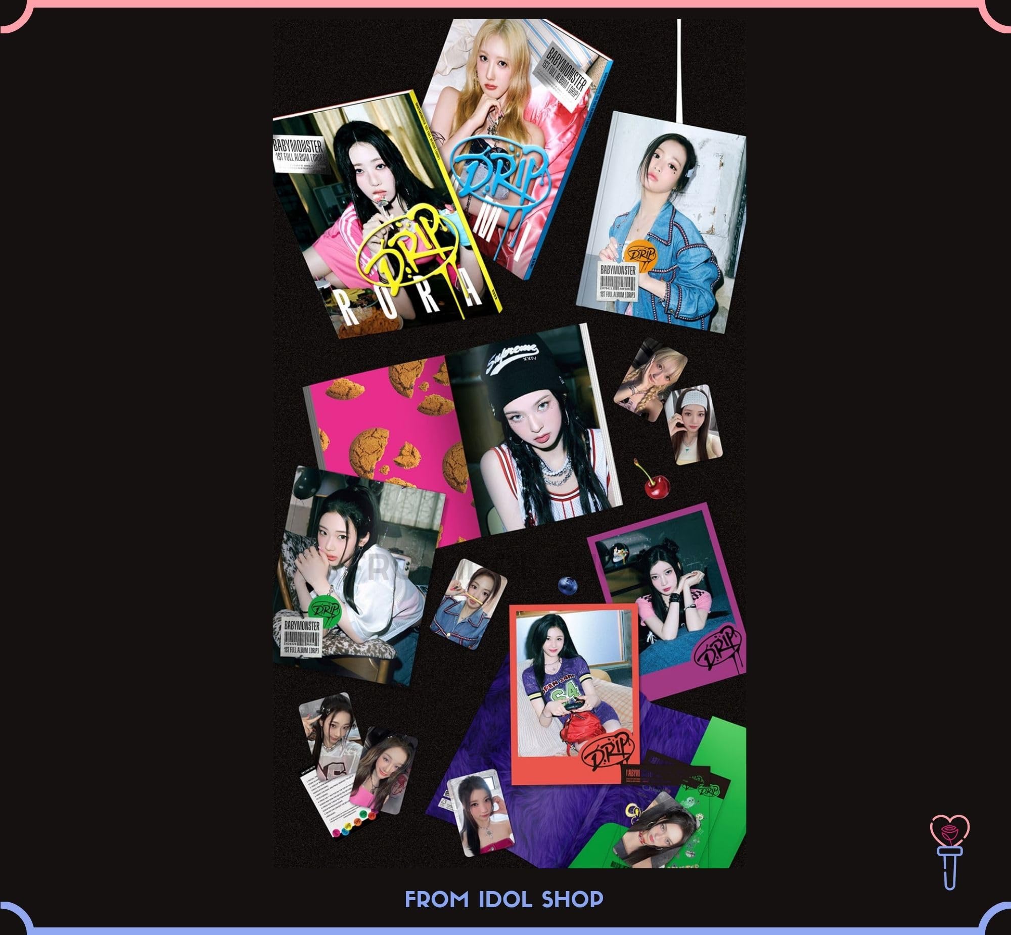 Amazon.co.jp: BABYMONSTER BABYMONS7ER 1st ミニアルバム YG TAG