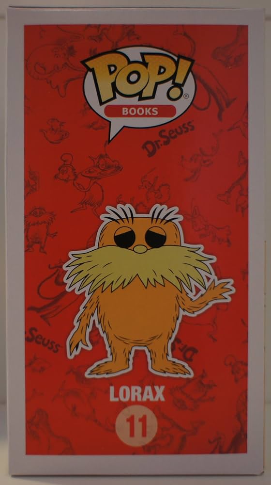 Amazon.com: Funko Pop Books: Dr. Seuss Lorax (Flocked) Collectible