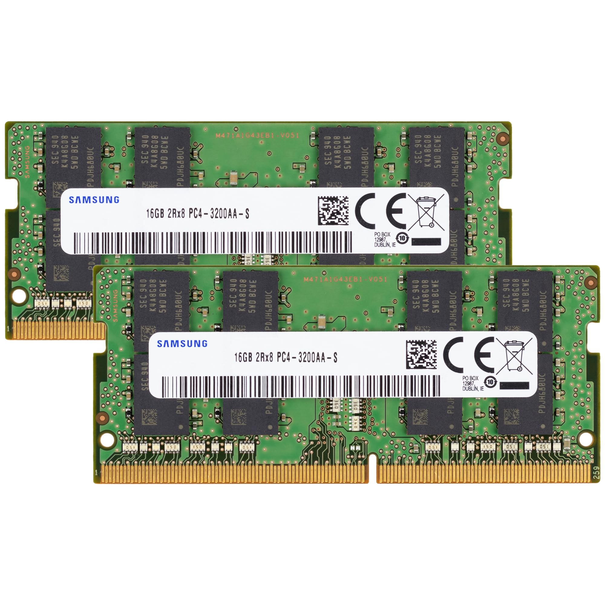 Samsung 32GB (2x16GB) DDR4 3200MHz PC4-25600 (PC4-3200AA) CL22