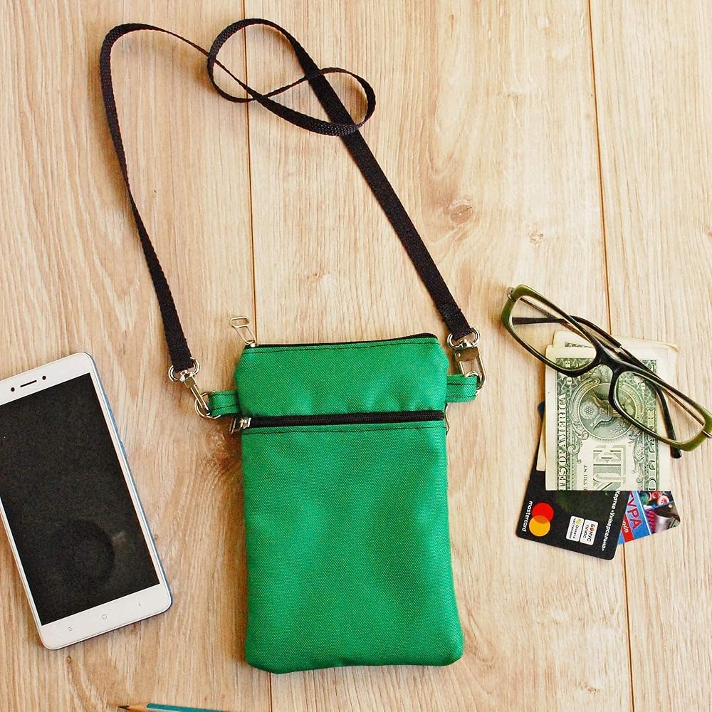 Amazon.com: Neck Wallet Travel, Necklace Micro Bag, Phone Money