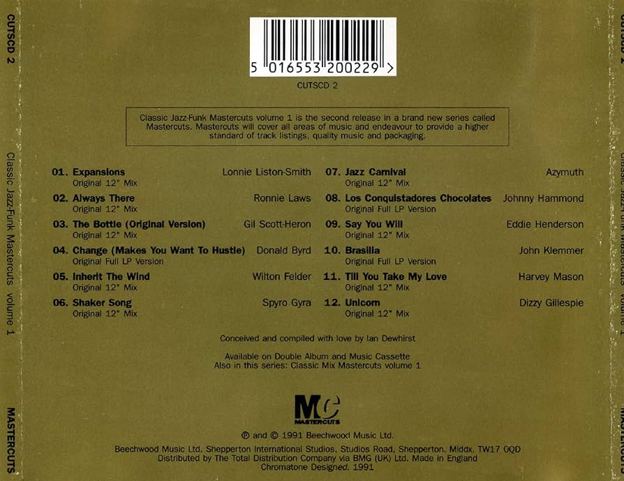 Amazon.co.jp: Classic Jazz Funk Mastercuts: ミュージック