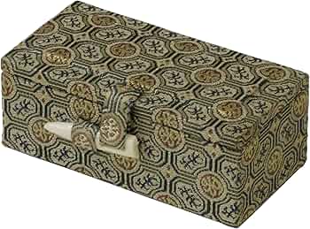 Amazon | 弘梅堂 篆刻 印箱 印鑑ケース 小（8～12mm×50mm）布貼 | 印鑑