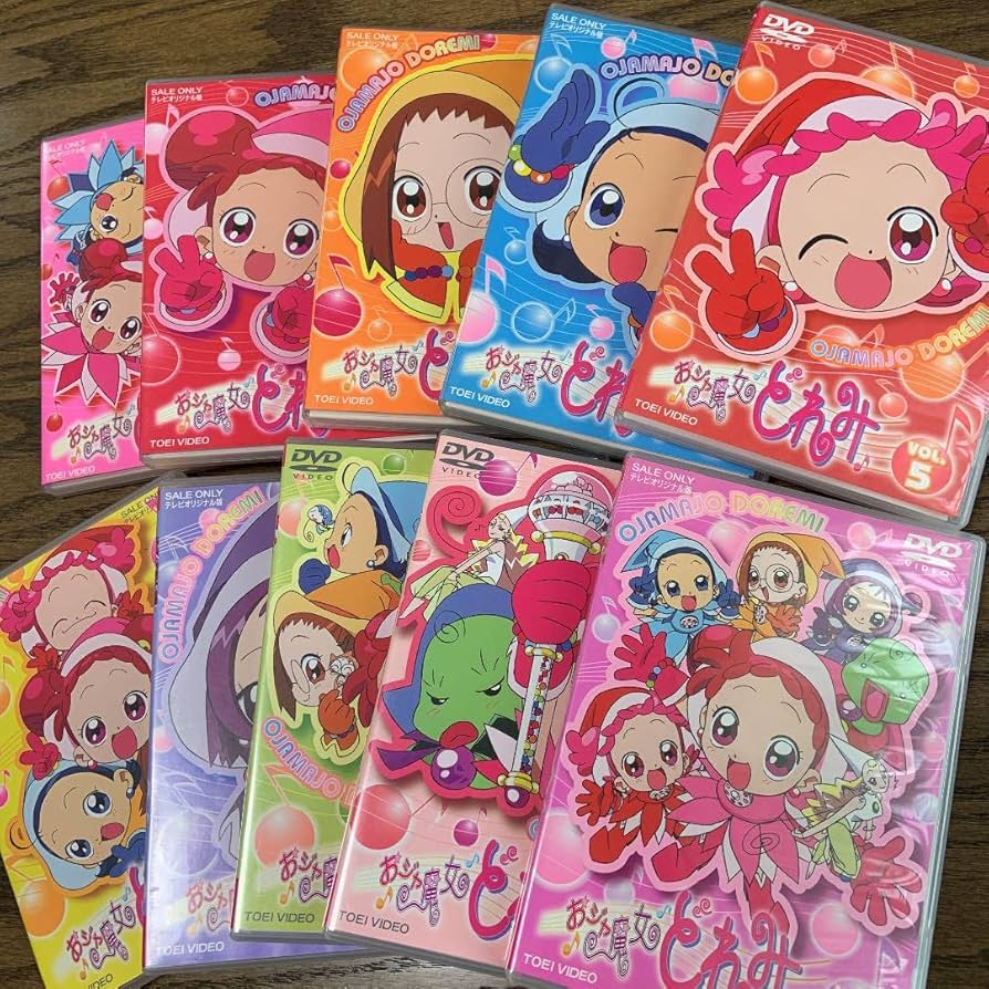 Amazon.co.jp: おジャ魔女どれみ Vol.1?10 10巻セット DVD : パソコン