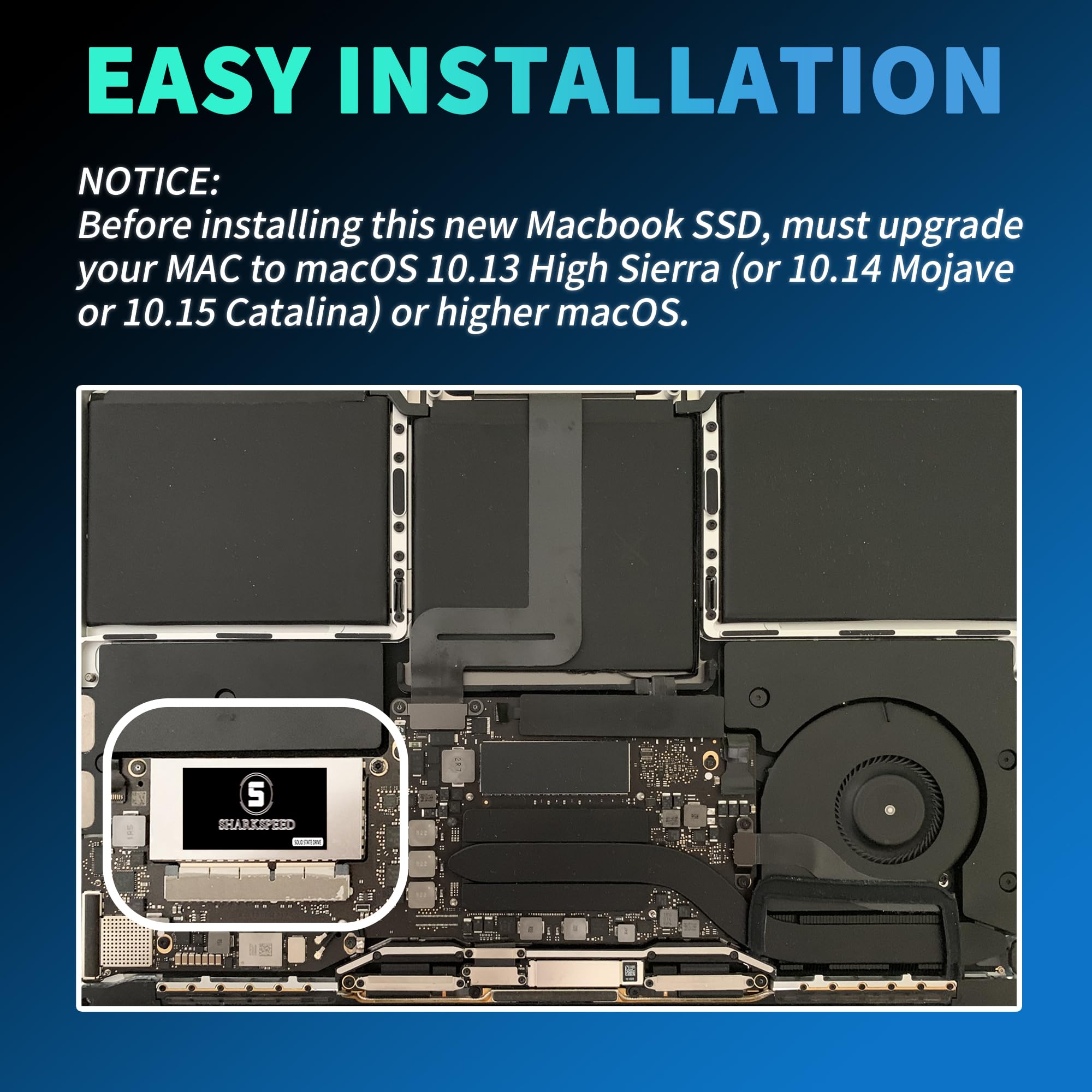 Amazon | S SHARKSPEED SSD 1TB NVMe 交換用 MacBook Pro Retina 13