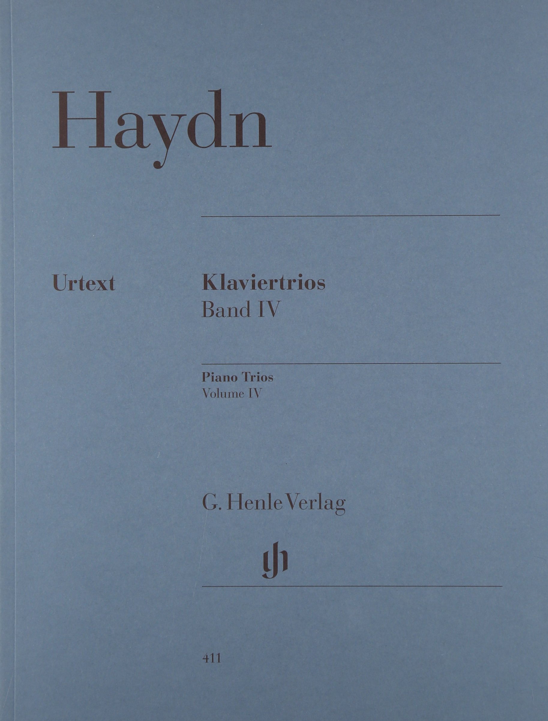 ハイドン: ピアノ三重奏曲集 第4巻: Hob.XV/18-26/原典版/ヘンレ社