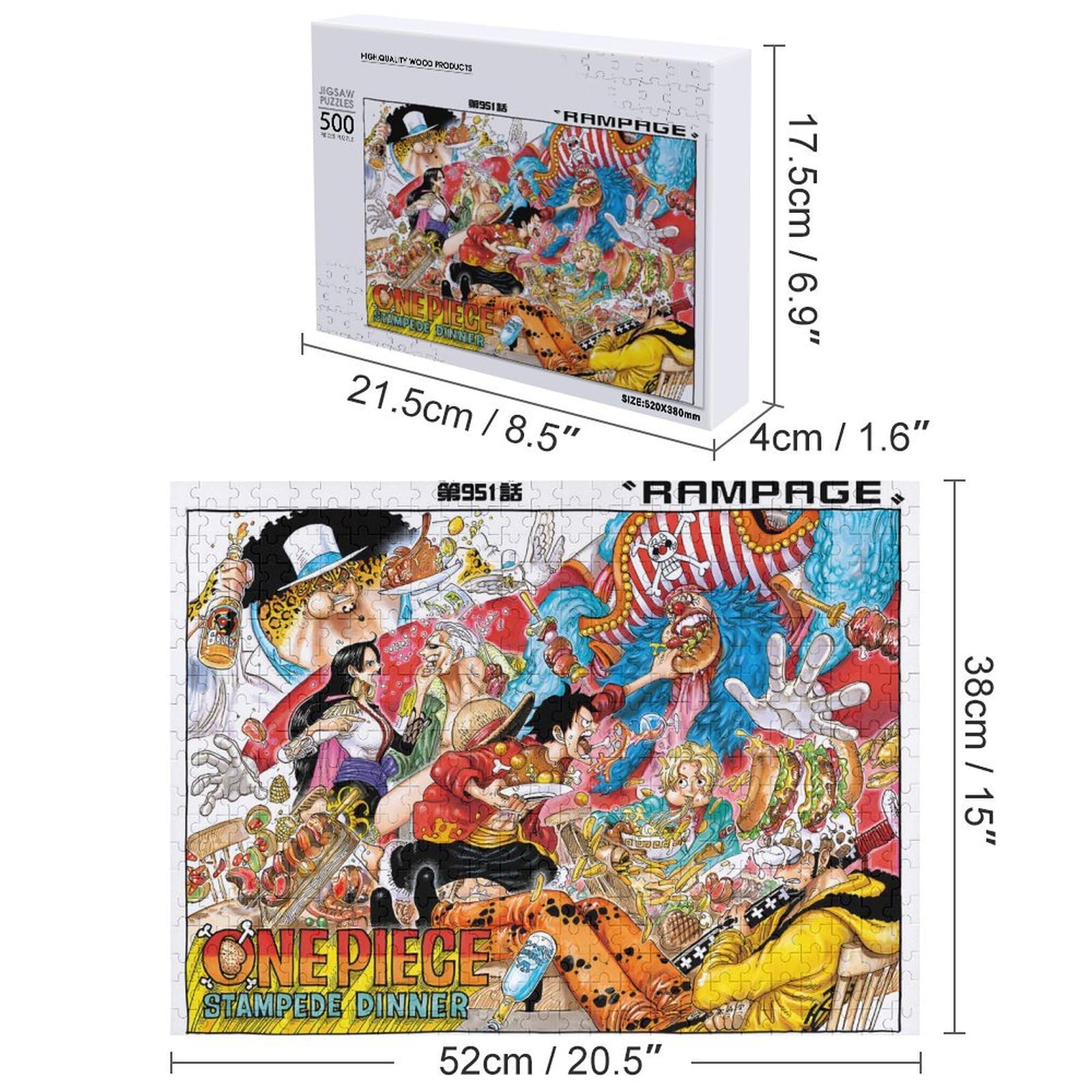 Amazon.co.jp: ワンピース/ONE PIECE 500/1000ピース 木製パズル 減圧