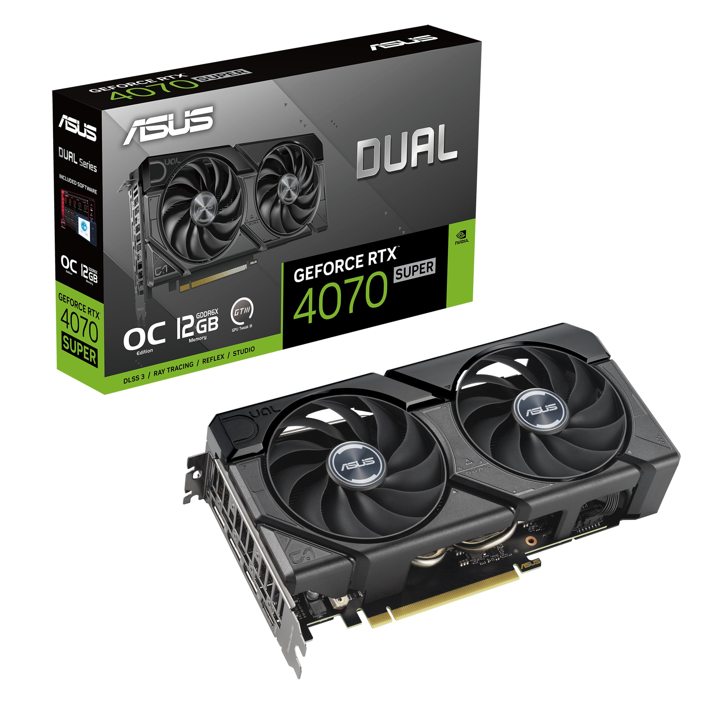 Amazon | ASUS Dual GeForce RTX™ 4070 Super EVO OCエディション 12GB