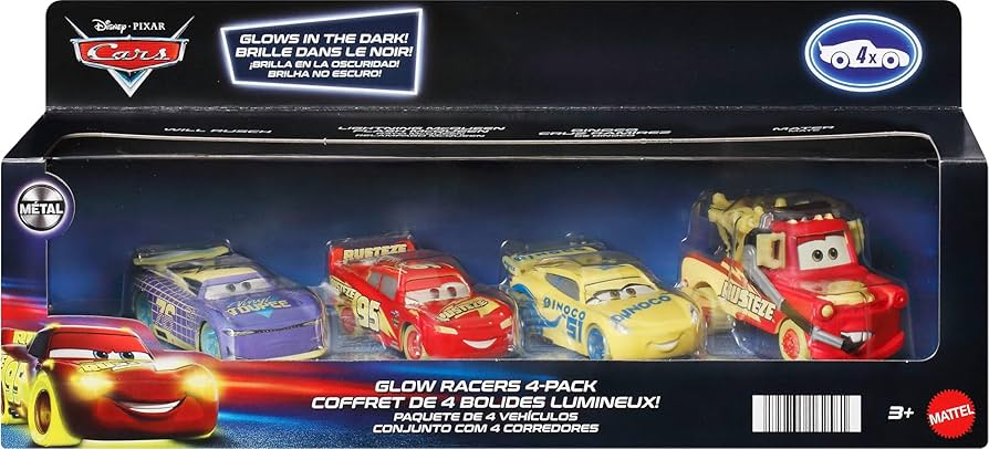 Amazon.co.jp: ディズニー カーズ グローレーサー 4個パック