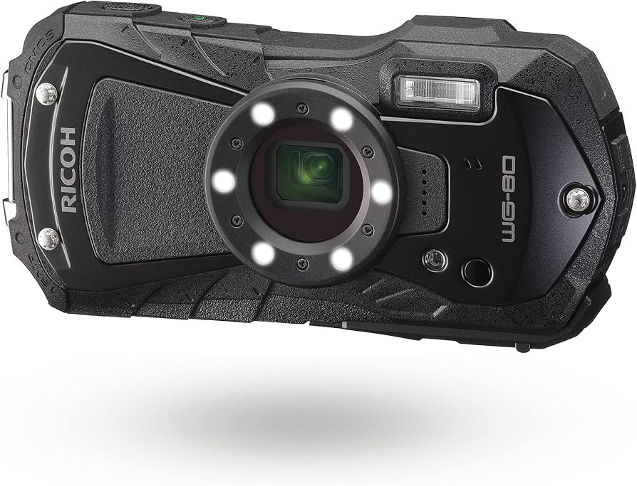 Amazon.com : Ricoh WG-80 Black Waterproof Digital Camera