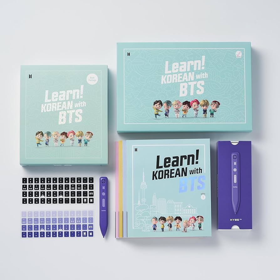 Learn Korean with BTS New Book Package (for Amazon) 1~4 : Korean