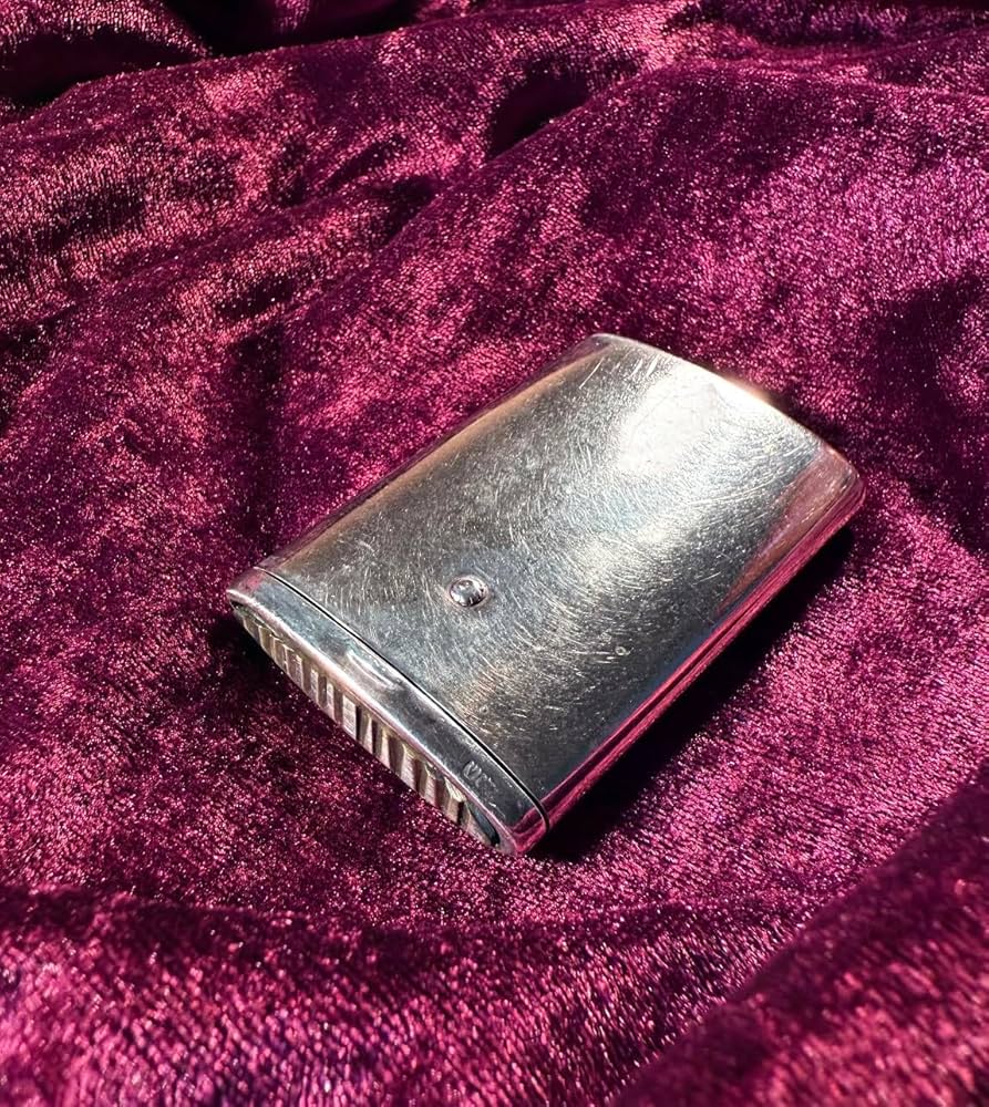 Amazon｜純銀製 スライド式 マッチケース 1925 バーミンガム