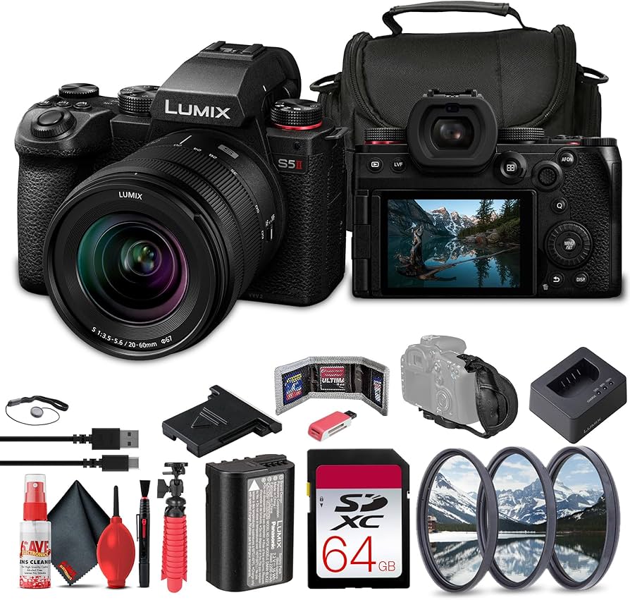 Amazon.com : Panasonic Lumix S5 II Mirrorless Camera with 20-60mm