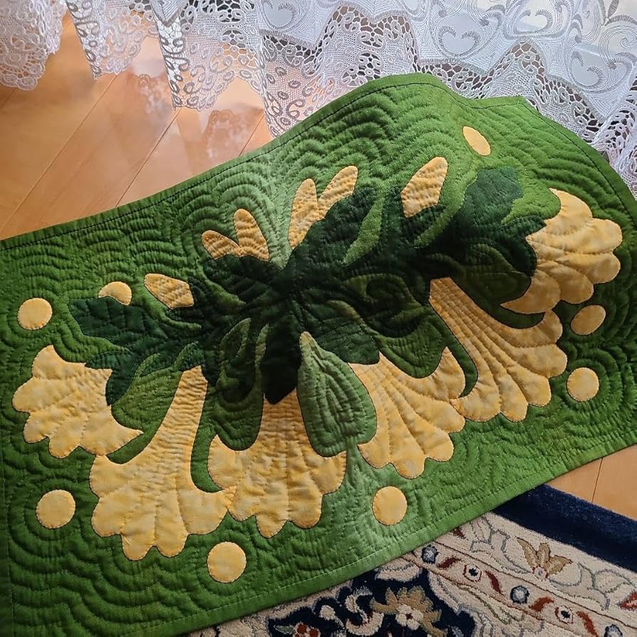 Amazon.co.jp: ハワイアンキルト タペストリー エンジェルトランペット