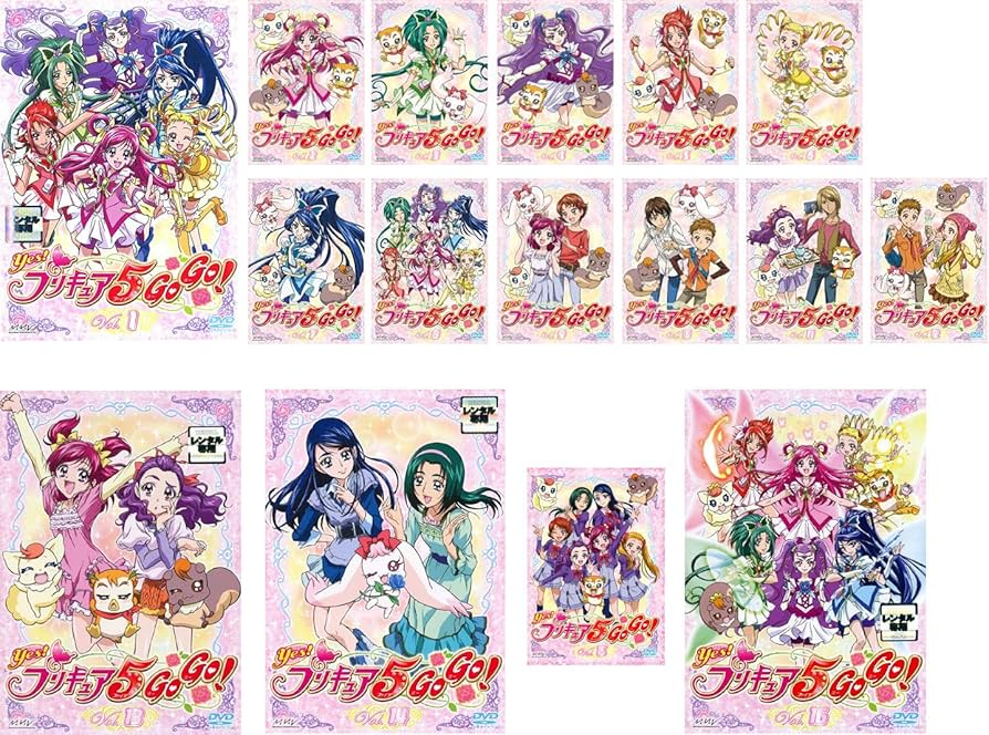 Amazon.co.jp: Yes!プリキュア 5 GoGo [レンタル落ち] 全16巻セット
