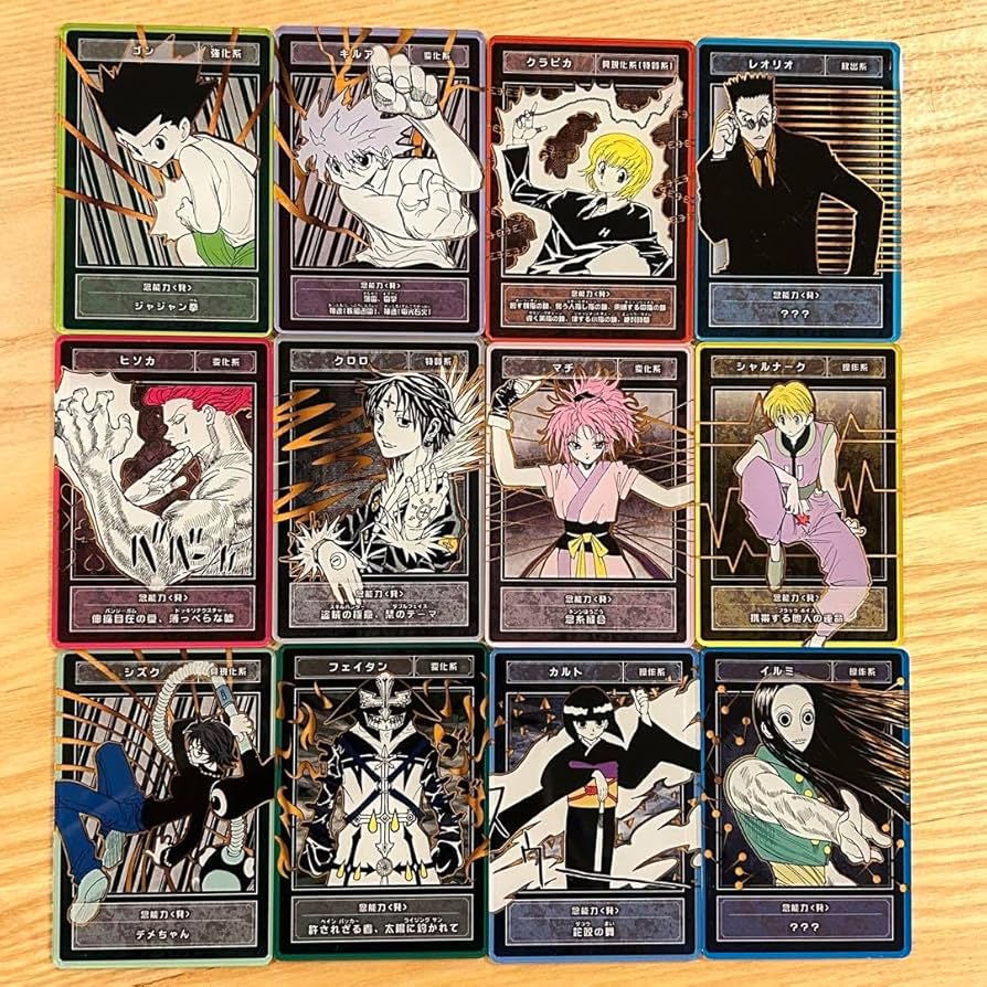 Amazon.co.jp: ハンターハンター ステータスカード コレクション 12種