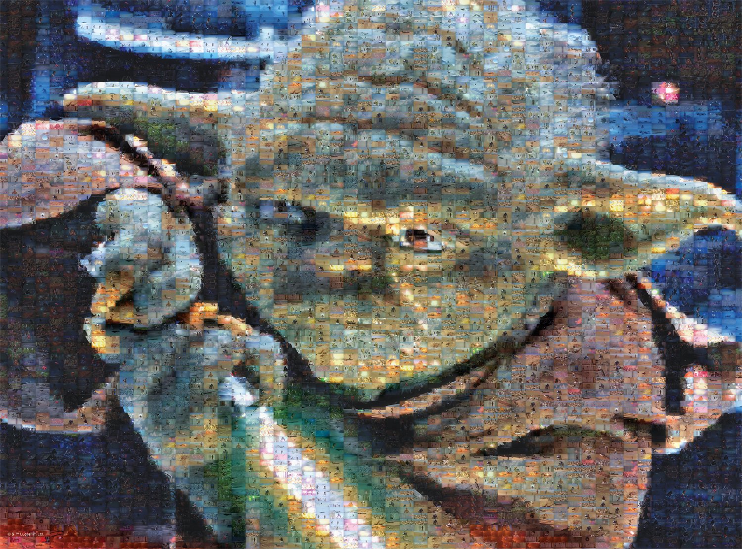Amazon.com: Buffalo Games Star Wars - Photomosiac - Yoda - 1000