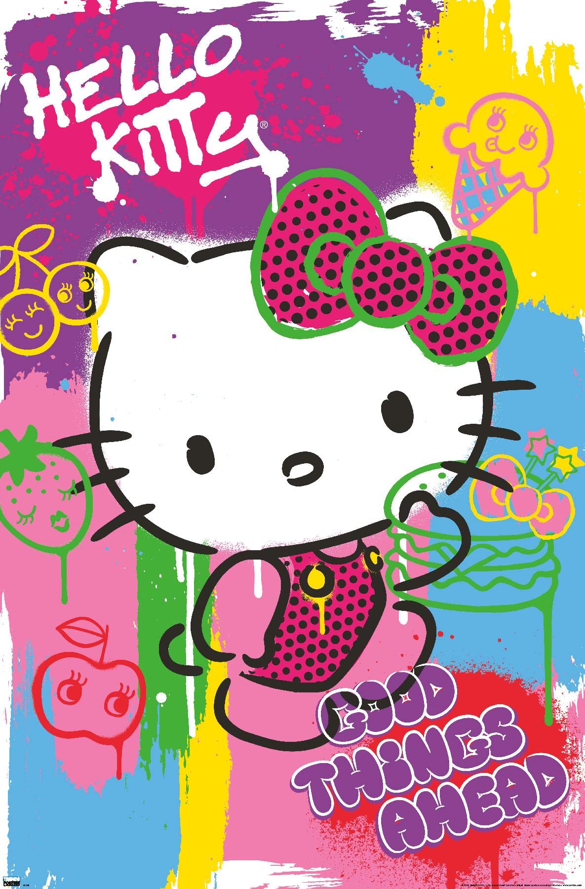 Amazon.com: Trends International Hello Kitty: 23 Pop Art Wall