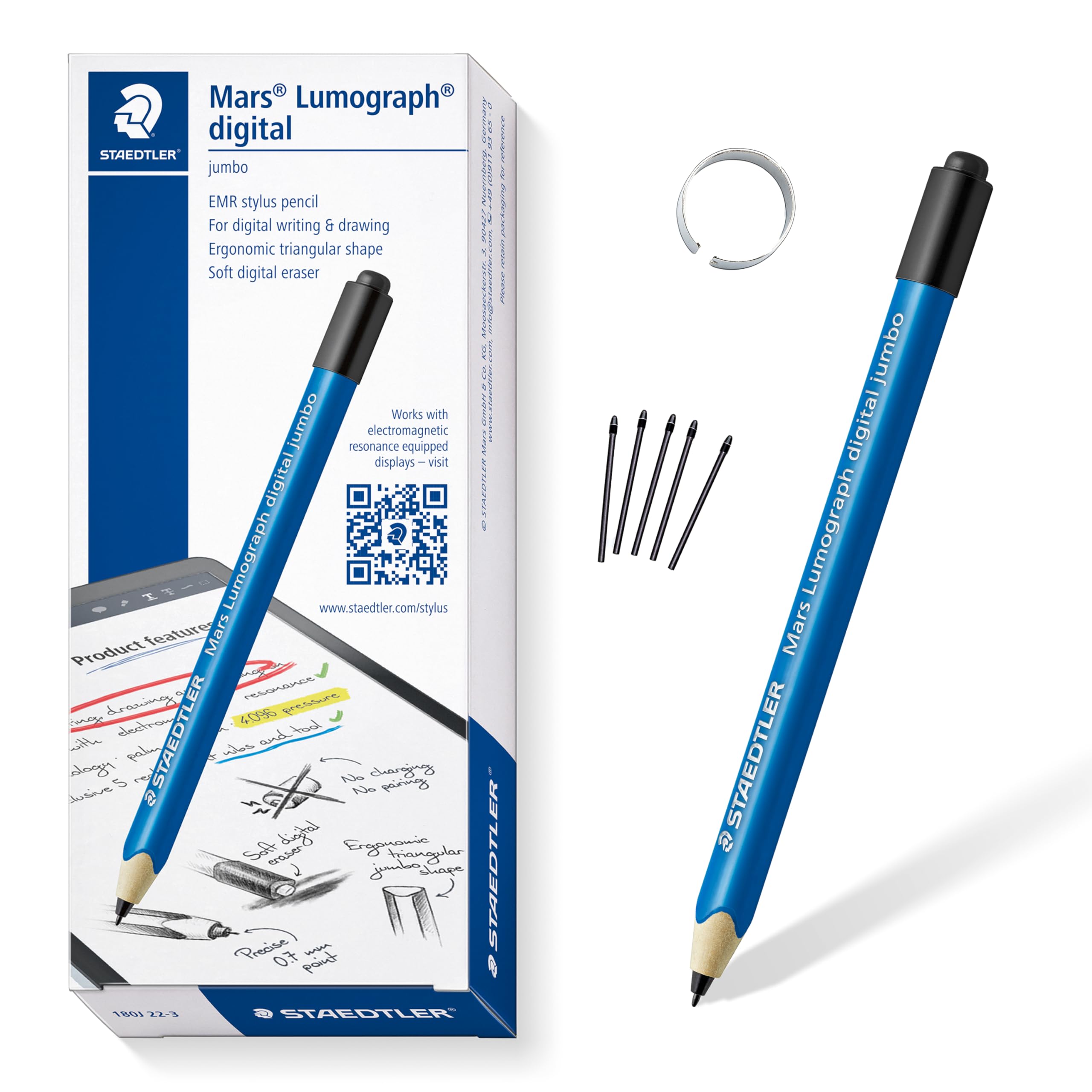 Amazon.co.jp: Staedtler Mars Digital Jumbo 180J 22nd EMR Stylus